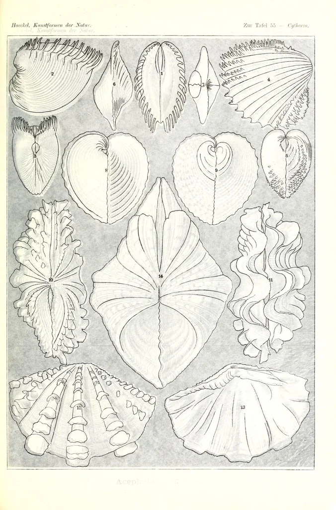 An illustration from Kunstformen der Natur (Tafel 55) (6197842138), 1904
