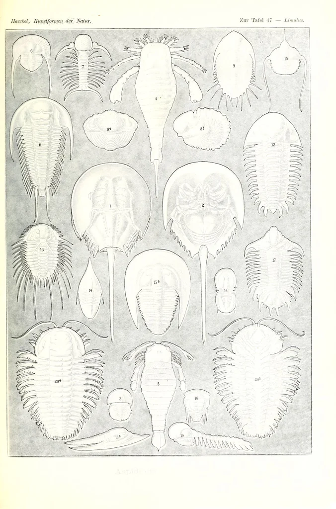 An illustration from Kunstformen der Natur (Tafel 47) (6197840248), 1904