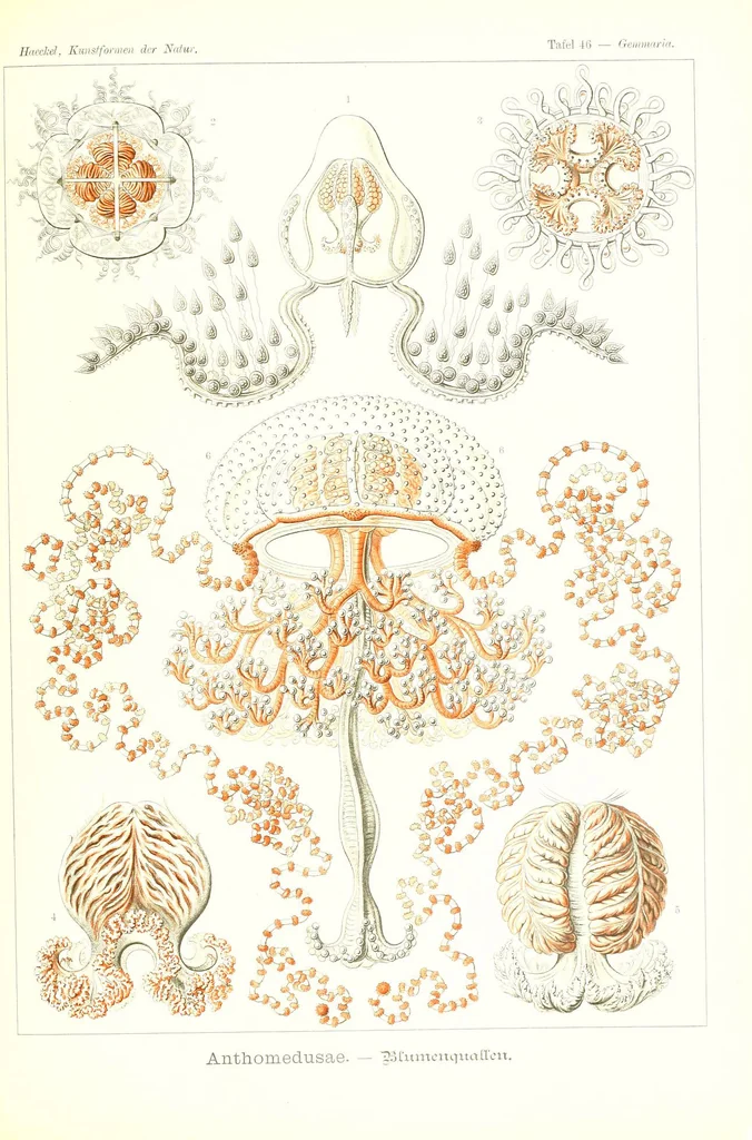 An illustration from Kunstformen der Natur (Tafel 46) (6197840096), 1904