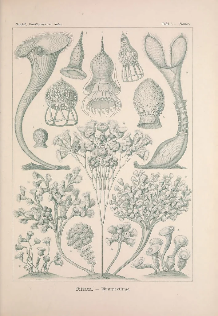 An illustration from Kunstformen der Natur (Tafel 3) BHL47388020, 1899