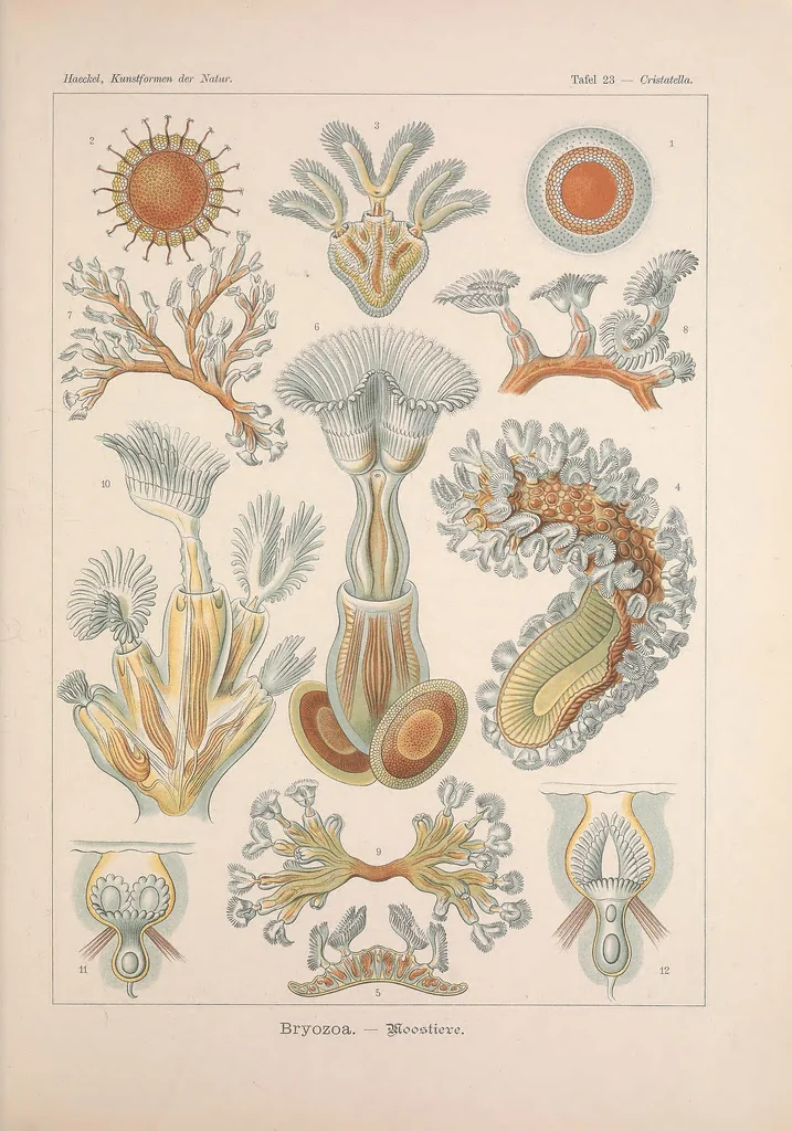 An illustration from Kunstformen der Natur (Tafel 23) BHL47388083, 1899