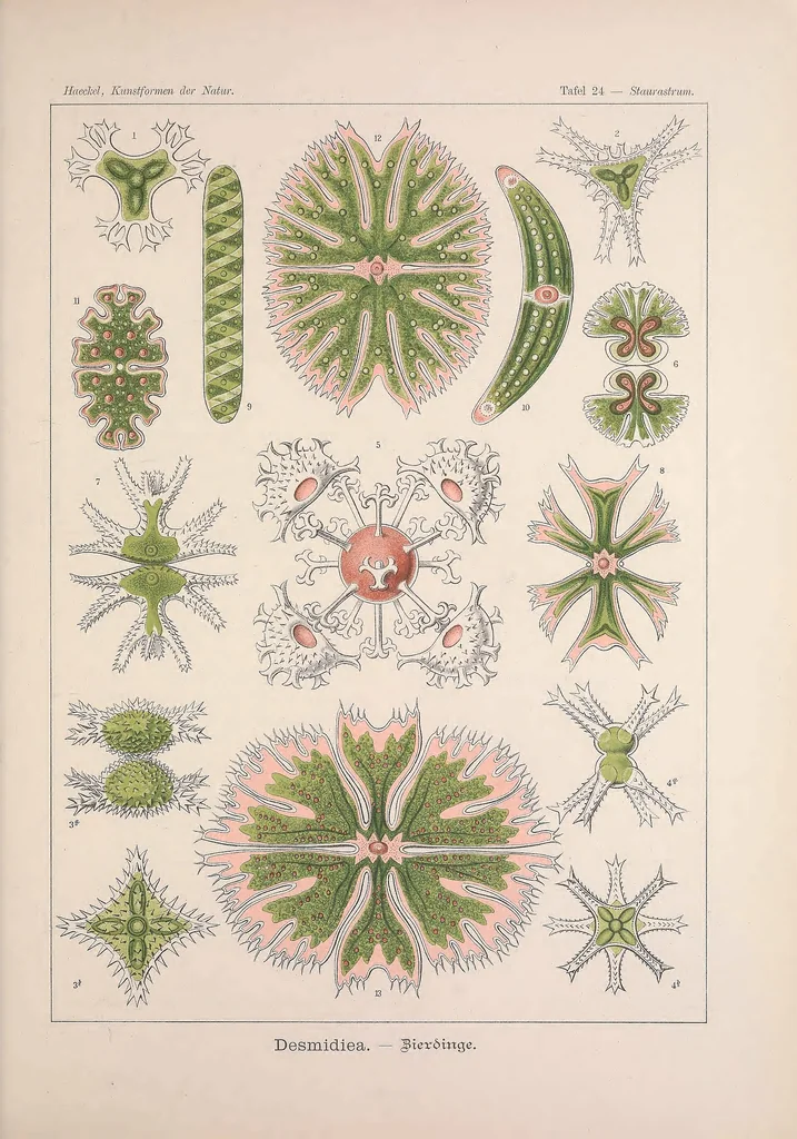 An illustration from Kunstformen der Natur (Tafel 24) BHL47388087, 1899