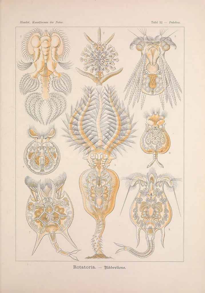 An illustration from Kunstformen der Natur (Tafel 32) BHL47388129, 1899