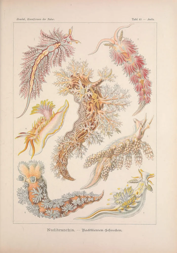 An illustration from Kunstformen der Natur (Tafel 43) BHL47388185, 1899