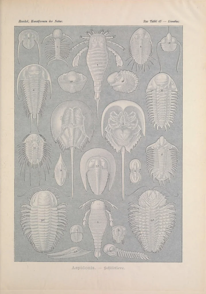 An illustration from Kunstformen der Natur (Tafel 47) BHL47388203, 1899