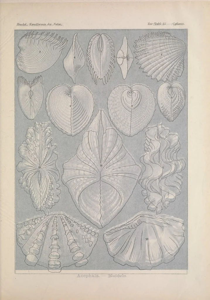 An illustration from Kunstformen der Natur (Tafel 55) BHL47388251, 1899