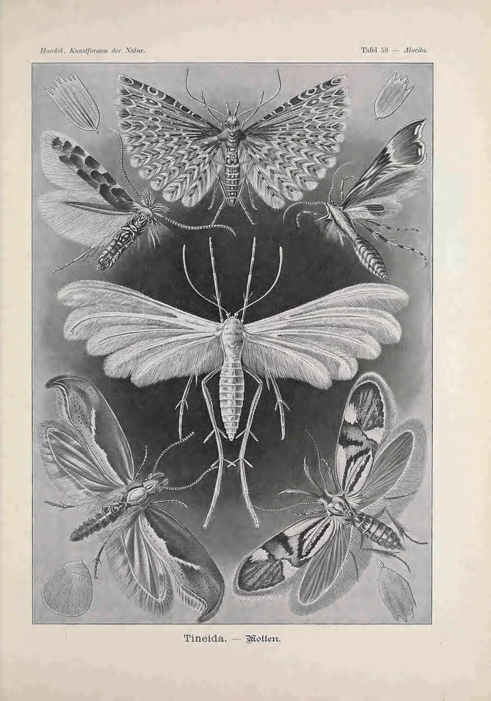 An illustration from Kunstformen der Natur (Tafel 58) BHL47388269, 1899