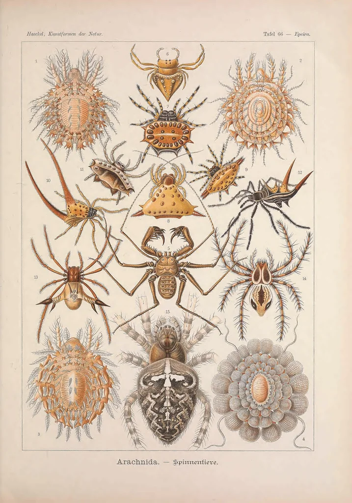 An illustration from Kunstformen der Natur (Tafel 66) BHL47388311, 1899