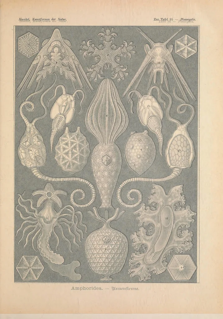 An illustration from Kunstformen der Natur (Tafel 95) BHL47388471, 1899