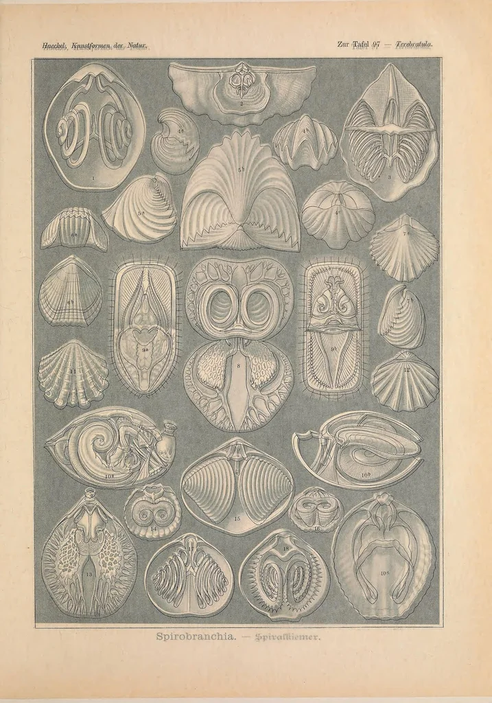 An illustration from Kunstformen der Natur (Tafel 97) BHL47388481, 1899