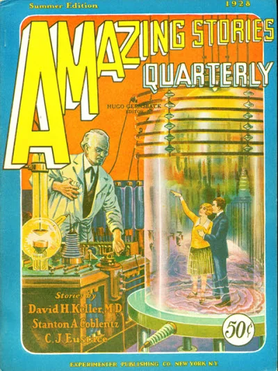 An illustration from Amazing stories quarterly 1928sum, 1928