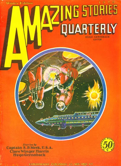 An illustration from Amazing stories quarterly 1929win, 1929