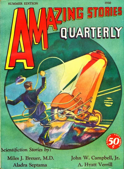 An illustration from Amazing stories quarterly 1930sum, 1930