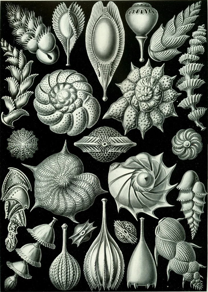 An illustration from Haeckel Thalamophora 81, 1904