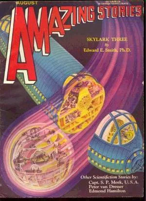 An illustration from Amazing Stories August 1930, 1930