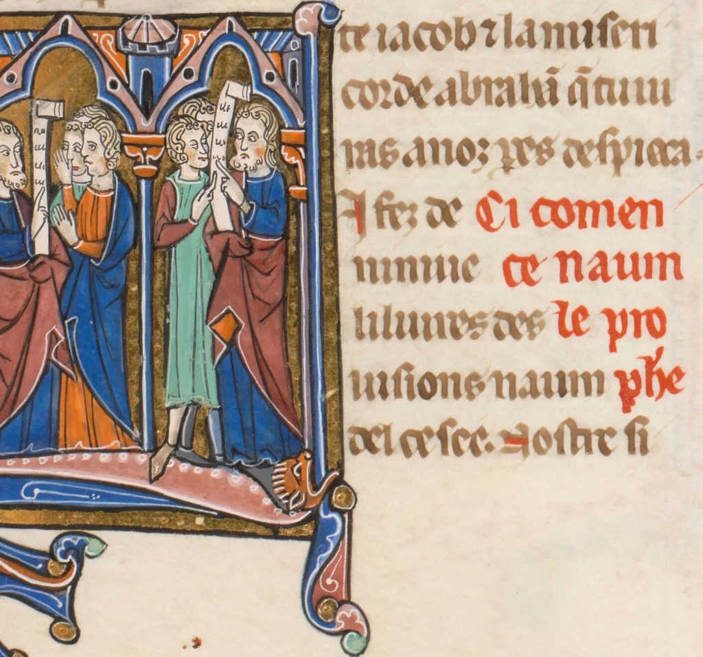 An illustration from Bible du XIIIème siècle (Part 2: Proverbs – Apocalypse), 1250, leaf 347