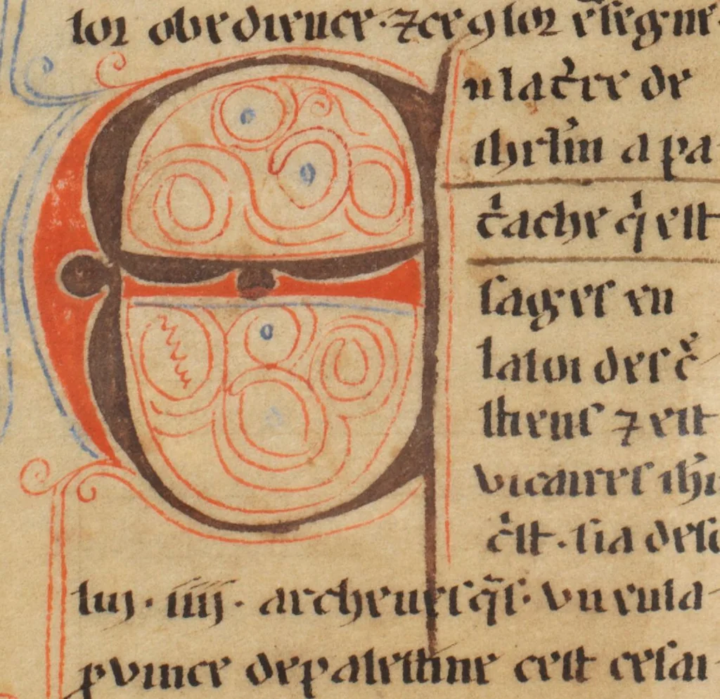 An illustration from Composite Manuscript: Garin le Loherain, Perceval, Chroniques, Parthenopeus de Blois, Durmart le Gaulois etc., French, 1250, leaf 365