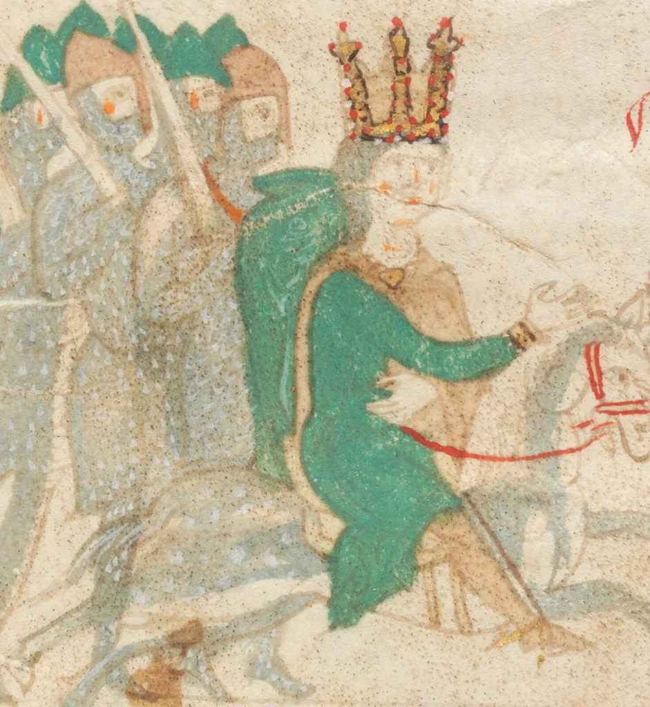 An illustration from Petrus de Ebulo: Liber ad honorem Augusti, lat., 1195, leaf 31