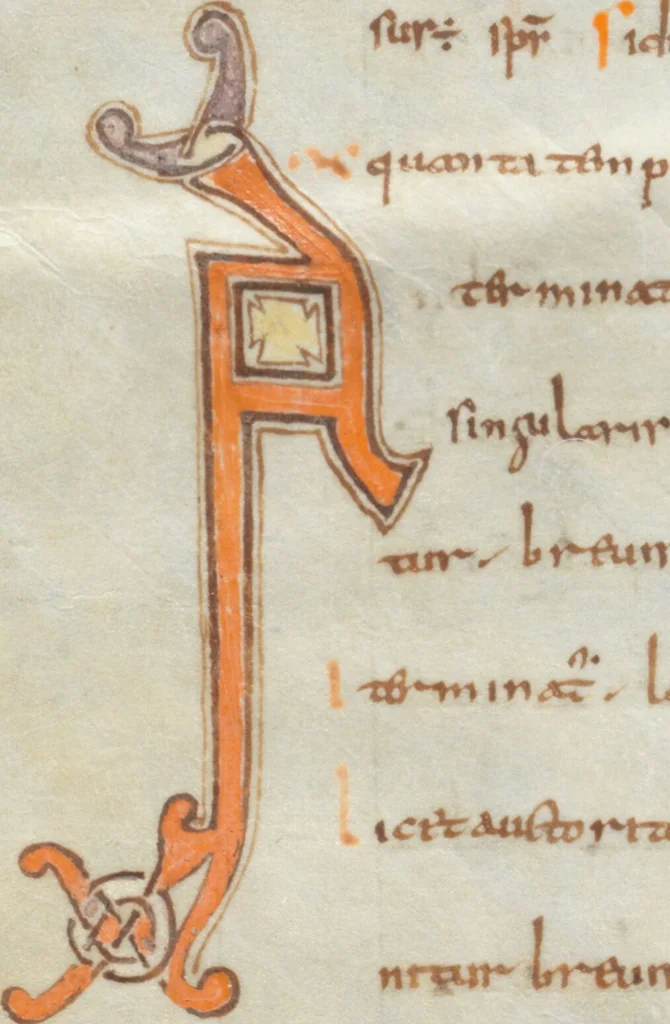 An illustration from Corpus Grammaticorum Latinorum, 850, leaf 108