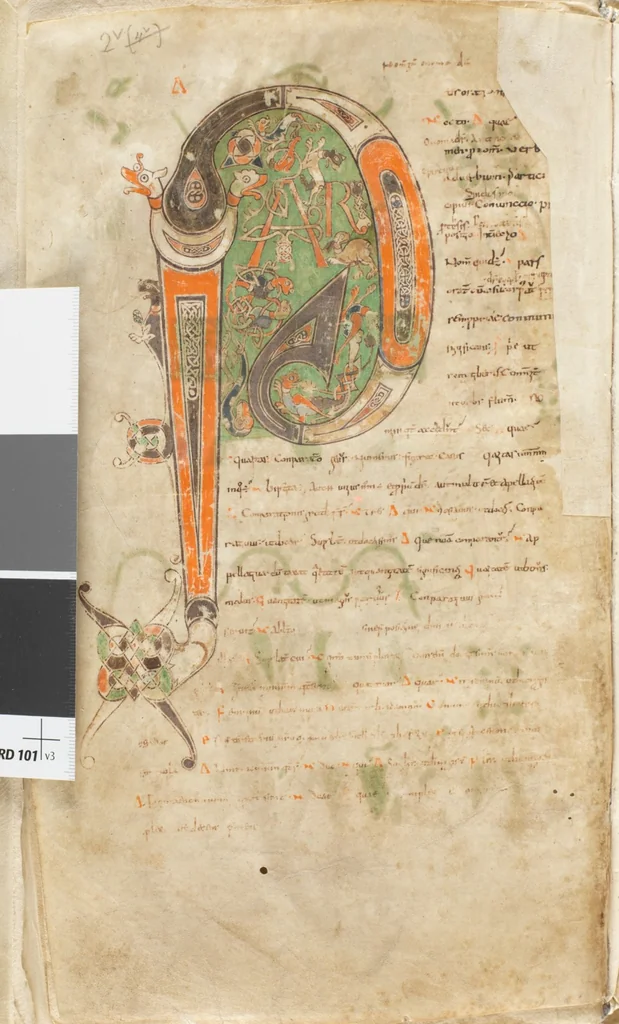 An illustration from Corpus Grammaticorum Latinorum, 850, leaf 421