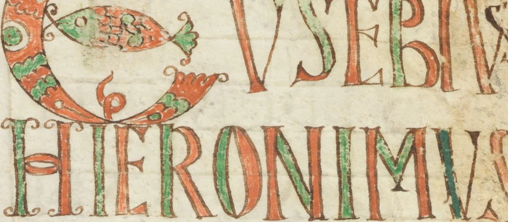 An illustration from Eusebius-Hieronymus: Chronicon, 699, leaf 10