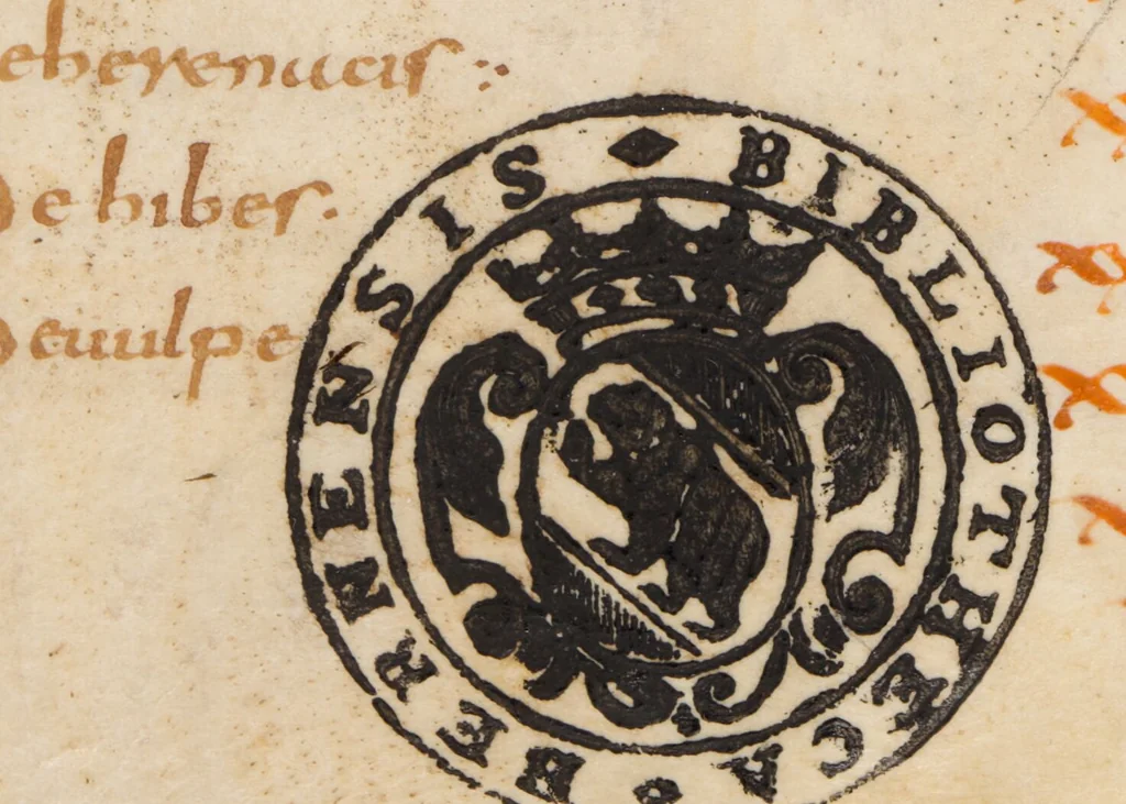 An illustration from Physiologus latinus (versio B), 850, leaf 7
