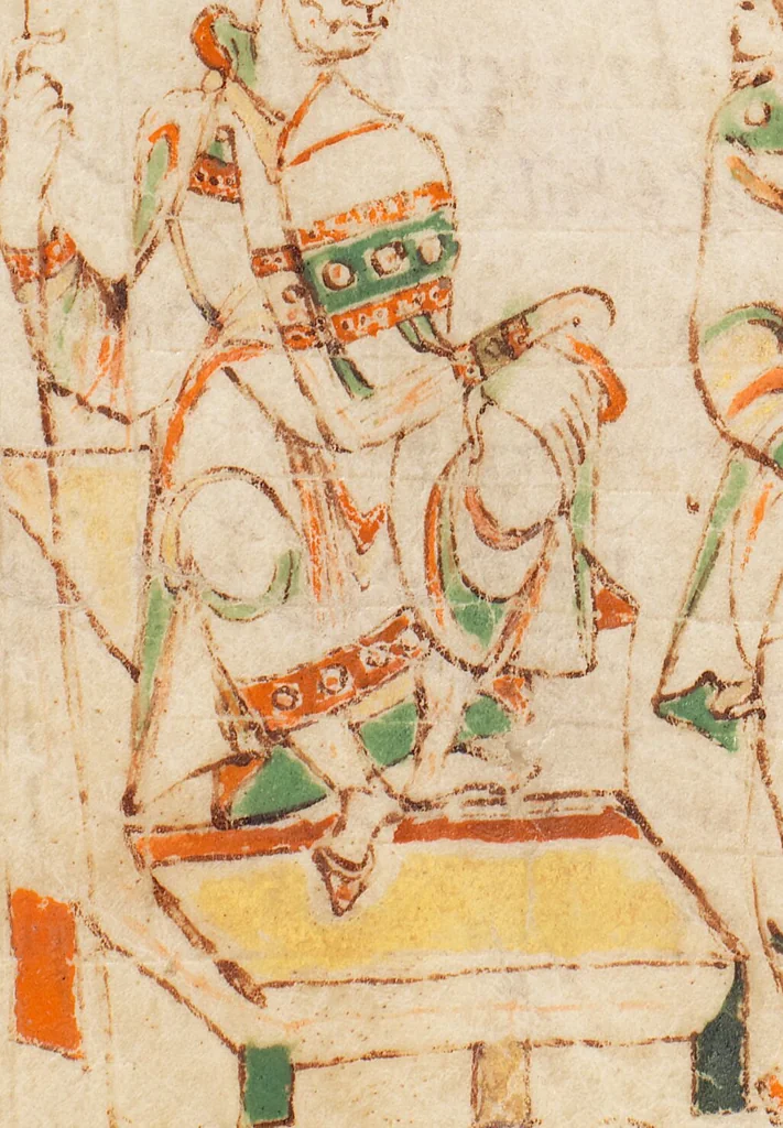 An illustration from Prudentius, Carmina, 900, leaf 122