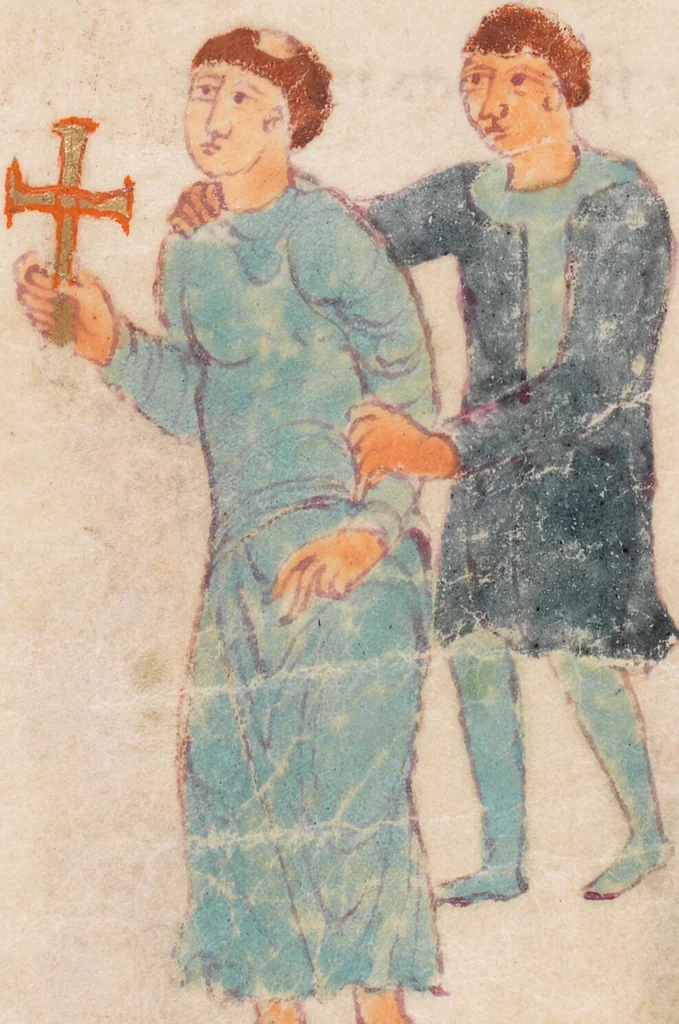 An illustration from Prudentius, Carmina, 900, leaf 137