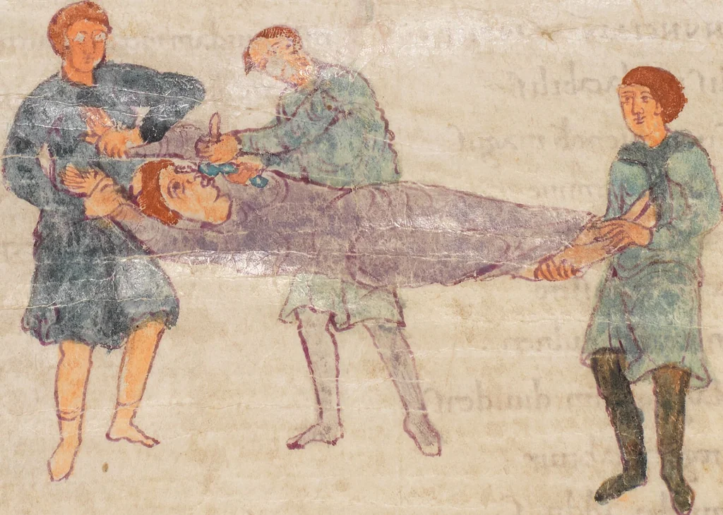 An illustration from Prudentius, Carmina, 900, leaf 146