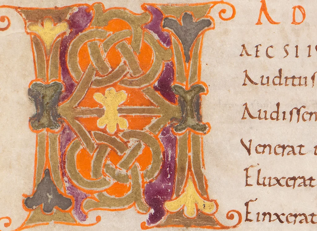 An illustration from Prudentius, Carmina, 900, leaf 175
