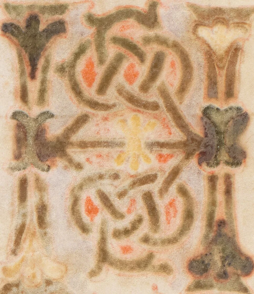 An illustration from Prudentius, Carmina, 900, leaf 176