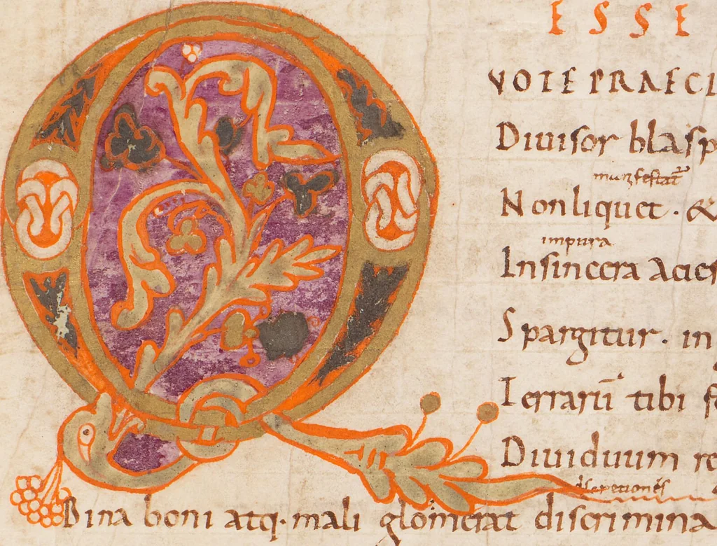An illustration from Prudentius, Carmina, 900, leaf 203