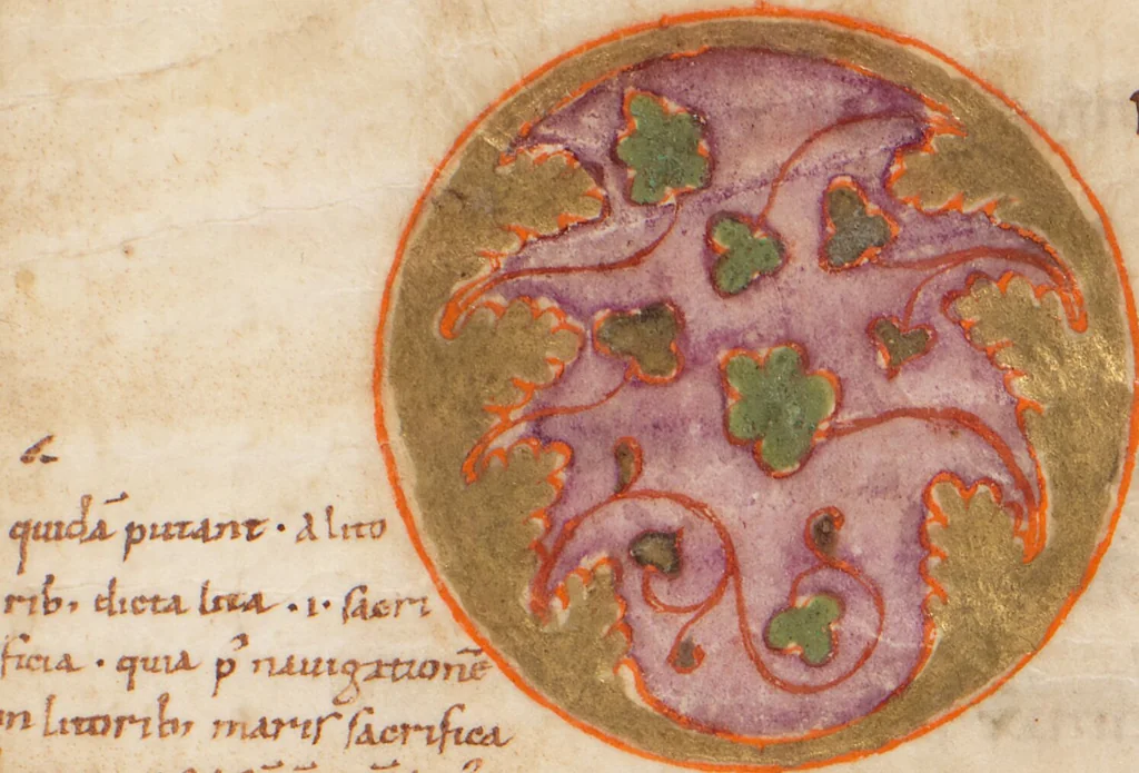An illustration from Prudentius, Carmina, 900, leaf 23