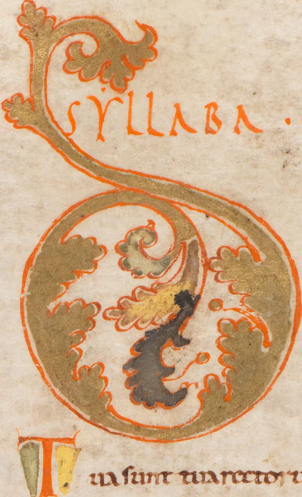An illustration from Prudentius, Carmina, 900, leaf 32