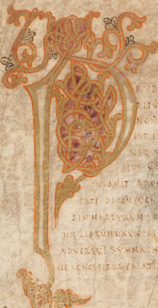 An illustration from Prudentius, Carmina, 900, leaf 4