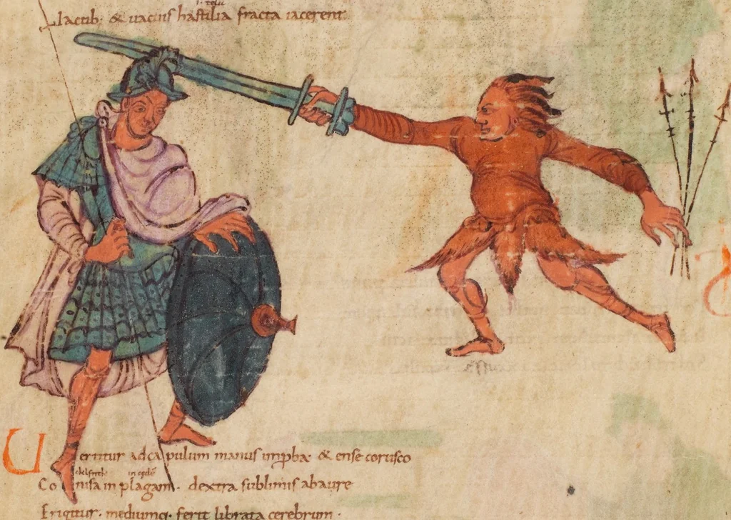 An illustration from Prudentius, Carmina, 900, leaf 80