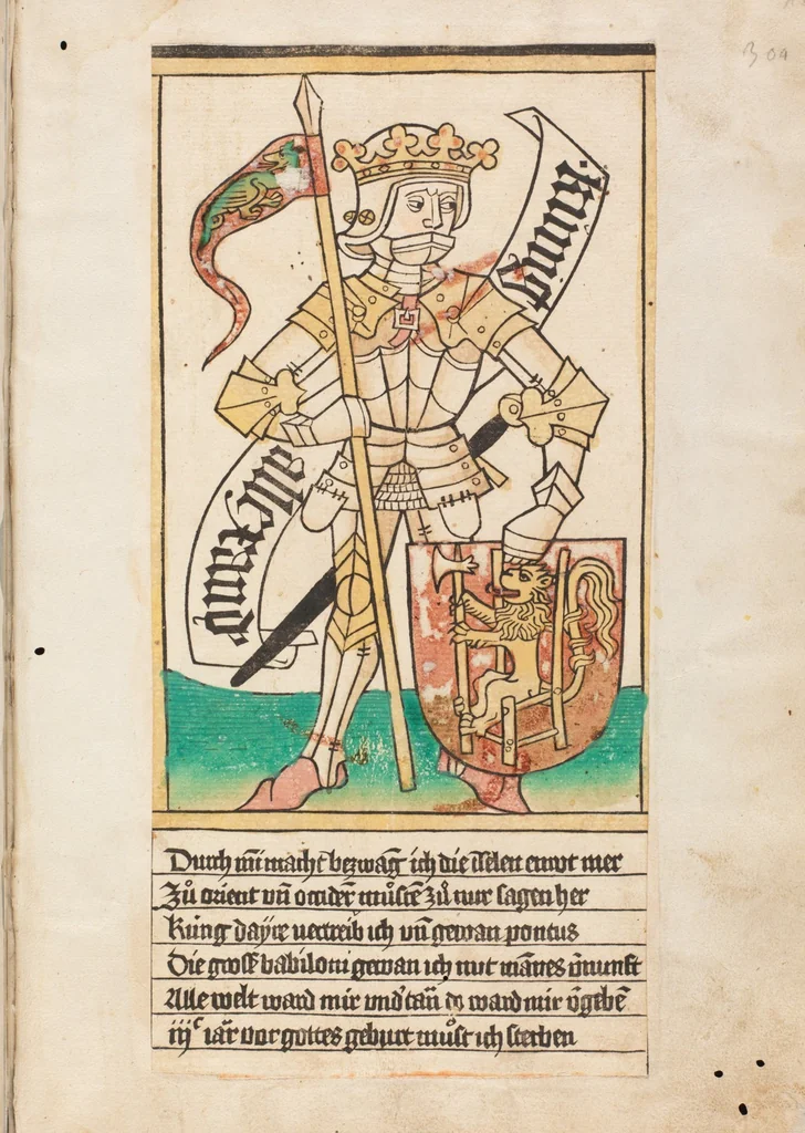 An illustration from Österreichische Chronik der 95 Herrschaften, 1479, leaf 309