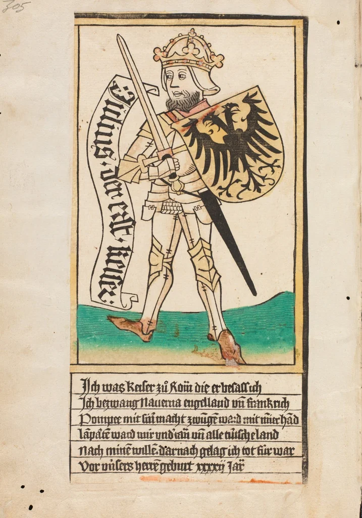 An illustration from Österreichische Chronik der 95 Herrschaften, 1479, leaf 310