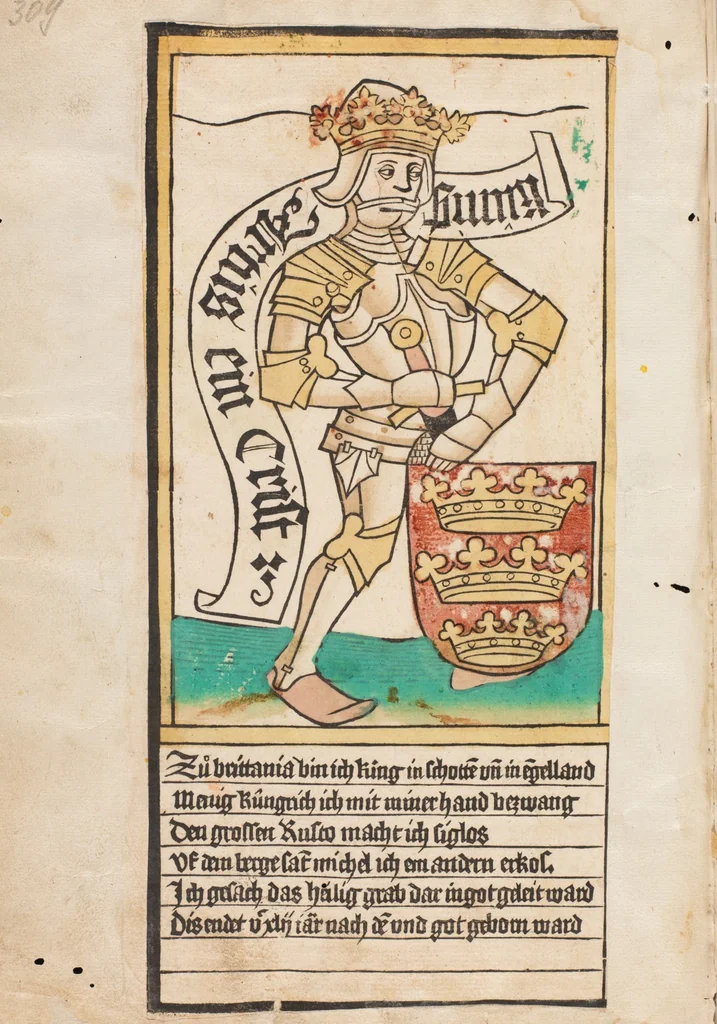 An illustration from Österreichische Chronik der 95 Herrschaften, 1479, leaf 314
