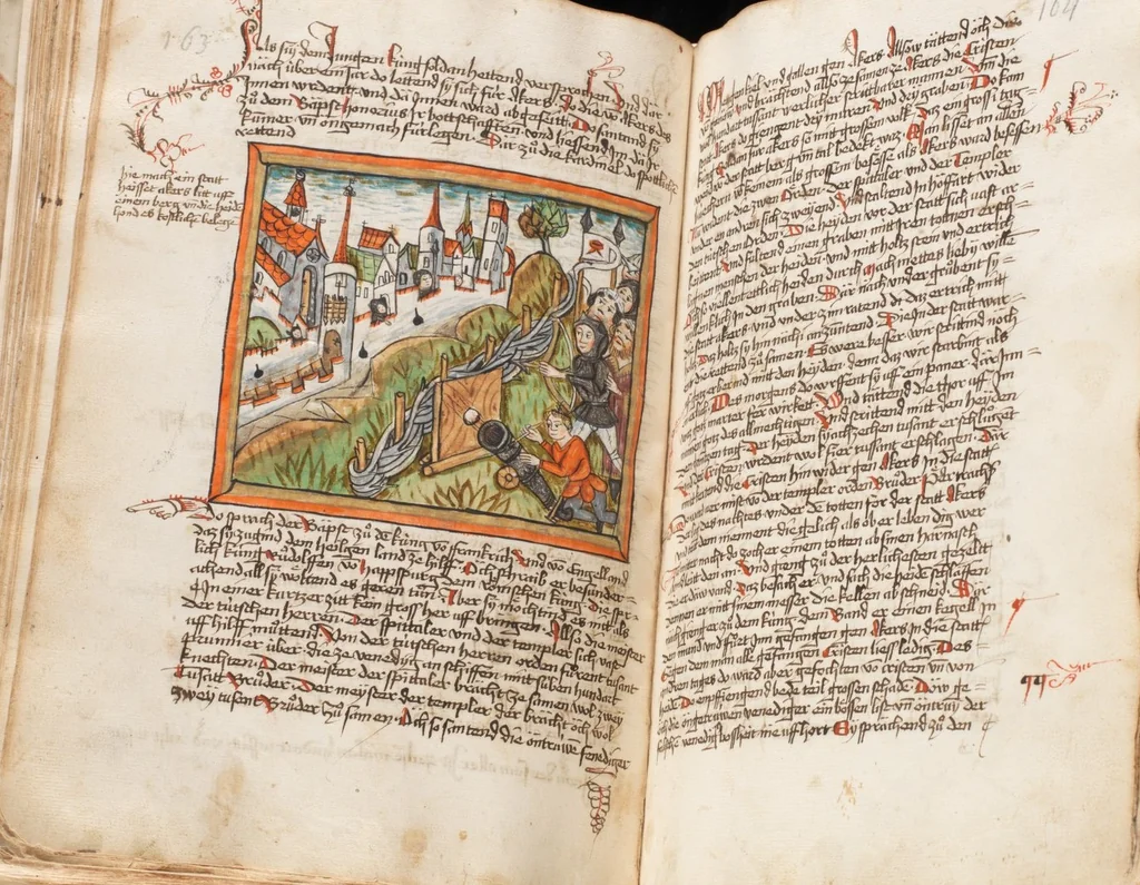 An illustration from Österreichische Chronik der 95 Herrschaften, 1479, leaf 337