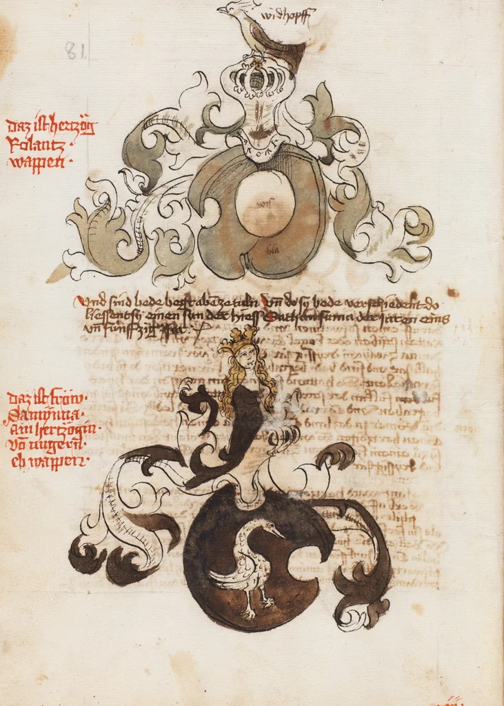 An illustration from Österreichische Chronik der 95 Herrschaften, 1479, leaf 88