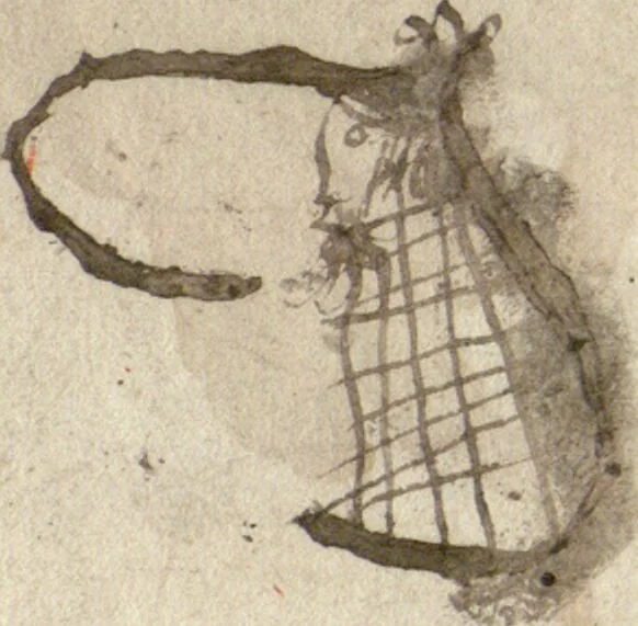 An illustration from Wolfram von Eschenbach: Parzival, German, 1467, leaf 366