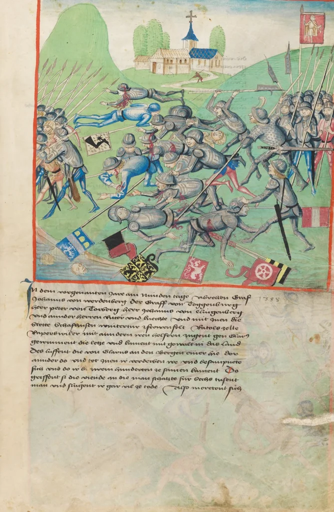 An illustration from Diebold Schilling, Amtliche Berner Chronik, vol. 1, 1478, leaf 251