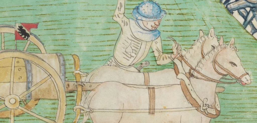 An illustration from Diebold Schilling, Amtliche Berner Chronik, vol. 1, 1478, leaf 263