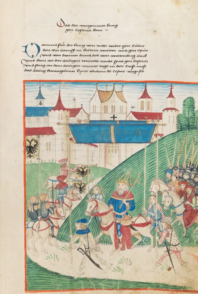 An illustration from Diebold Schilling, Amtliche Berner Chronik, vol. 1, 1478, leaf 333