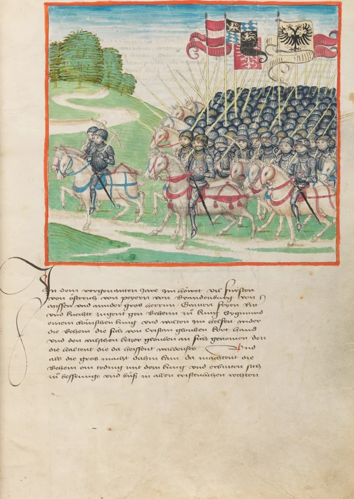 An illustration from Diebold Schilling, Amtliche Berner Chronik, vol. 1, 1478, leaf 451