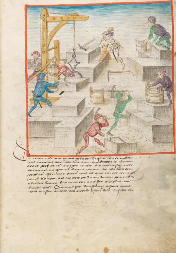 An illustration from Diebold Schilling, Amtliche Berner Chronik, vol. 1, 1478, leaf 453