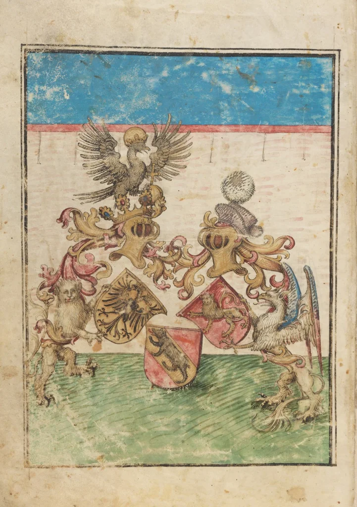 An illustration from Diebold Schilling, Amtliche Berner Chronik, vol. 1, 1478, leaf 6