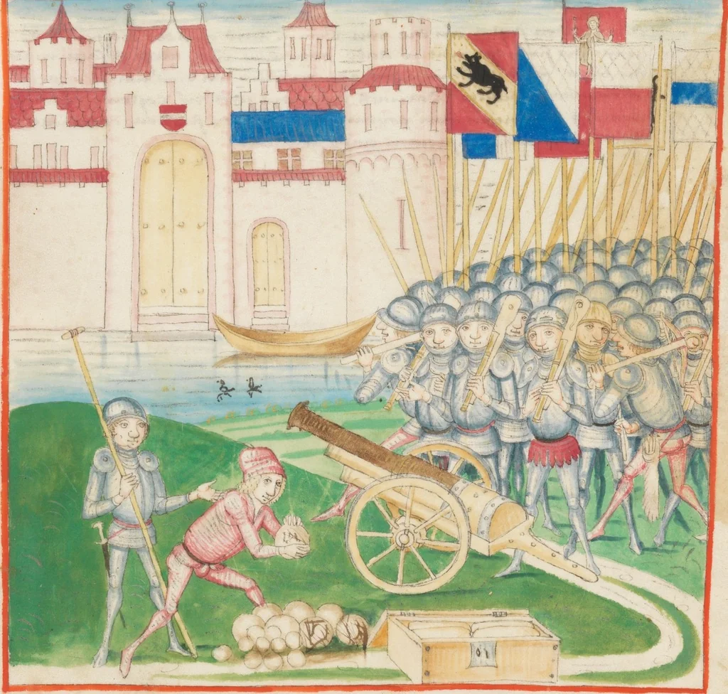 An illustration from Diebold Schilling, Amtliche Berner Chronik, vol 2, 1478, leaf 367
