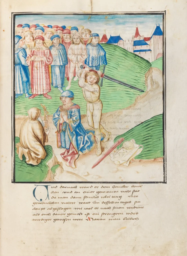 An illustration from Diebold Schilling, Amtliche Berner Chronik, vol. 3, 1478, leaf 243